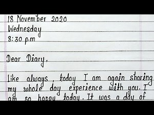 Write a diary entry on winning first prize in online competition