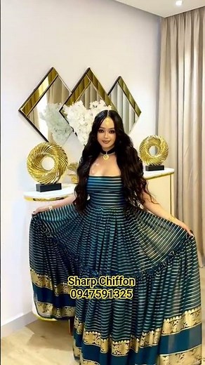 Chiffon dress designs Ethiopia #sharp_chiffon #0947591325 #weddingdress #eritreanmovie #eritrea
