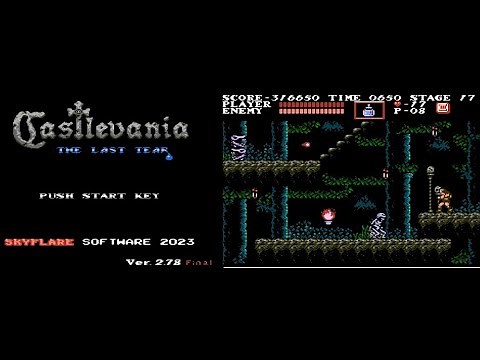 Castlevania - The Last Tear (Hack of Castlevania) NES - Walkthrough