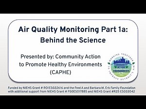 Air Quality Monitoring Part 1a: Behind the Science