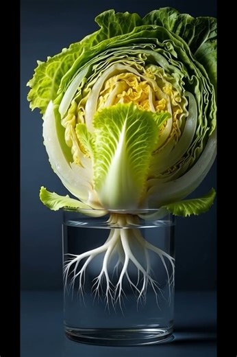 Unbelievable Lettuce Root & Leaf Growth in 4K Timelapse! Watch Lettuce Come Back to Life! #trending