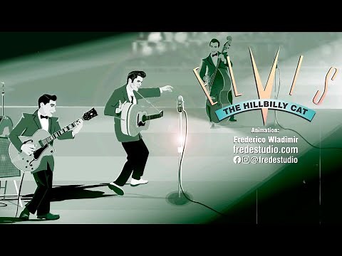 Elvis Presley - Live 1956 (Fan Animation) Full HD 4k