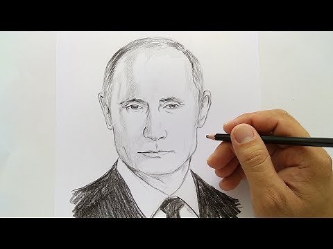 how to draw putin