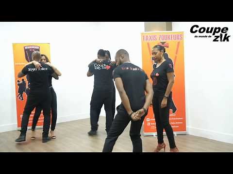 TUTORAT 1 - COURS DE ZOUK - Apprendre à danser chorégraphie Zouk du 1er FLASH MOB ZOUK