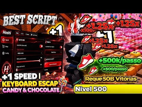 +1 SPEED KEYBOARD ESCAPE 🍭 CANDY & CHOCOLATE 🍫 | BRUTAL AUTO-FARM SCRIPT | ROBLOX 🫡