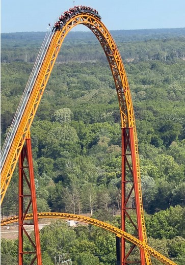 Pantherian on the Eiffel Tower: Kings Dominion Giga Coaster Ride