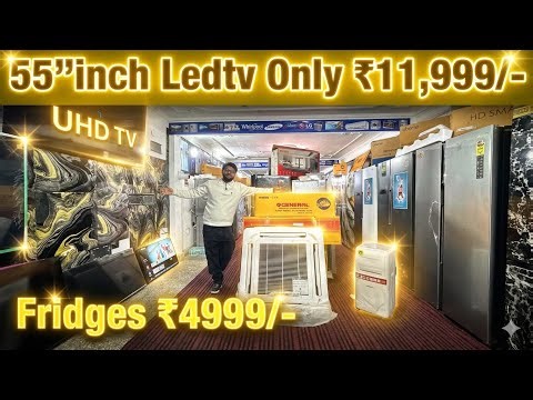 55”inch Ledtv Only ₹12,999/- में With Warranty | Online से 90%Off Electronics | Ac, Fridge,Ledtv,WM