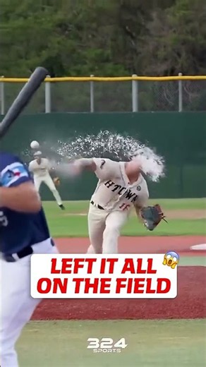 Unlocked a new pitching strategy 😭 (via @324Sports/TT)