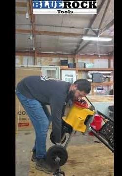 Portable T-Transport for Power Drive PTM-300 Pipe Threader by BLUEROCK Tools