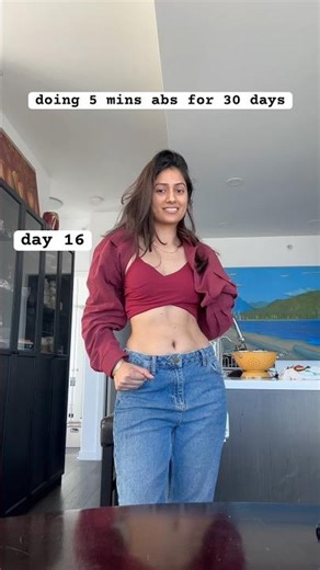 30 days transformation | Kelly Gale 5 min ab blast workout