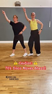 2.6M views · 37K reactions | ✨ Caution: Serious disco moves ahead! Got that Night Fever and the only cure is more DANCE!  Bee Gees on blast, calories on the run! 睊️ #NightFeverFitness #StayinAliveAndSweatin #DiscoBurn | Kerry On Dancing | Facebook