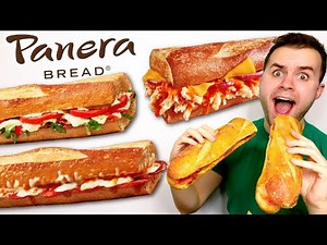 Panera Bread's NEW Toasted Baguettes MENU REVIEW! Buffalo, Pepperoni + MORE!