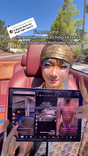 you can open 3 windows at the same time it’s like a 3-phone-in-1 #fypシ #unboxing #phone #tech #motd