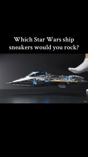 Would you wear these Star Wars sneakers? #aigeneratedart #sneakers #starwars #starships #shoes #asmr #reels #oddlysatisfying #fyp #reel #aiasmr #satisfying #veo3 #ai #chooseone #fashion #kicks | Trends.asmr