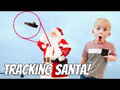 We caught Santa ON CAMERA!!