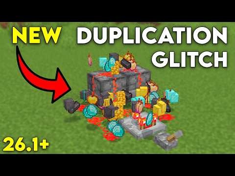 NEW! Infinite Item Duplication Glitch Minecraft Bedrock v26.10+! (Easy Survival)