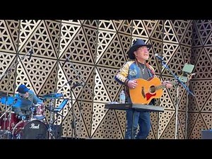 【4K】なぎら健壱 - 「誰かがお前を待ってる」 ライブ トーク 【商人まつり 2024】 with OWN RISK フォークソング 池袋西口公園（グローバルリング）