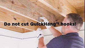 Installing Ceilings with QUICKHANG Installation Kits