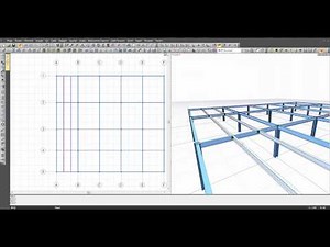 ideCAD Statik IDS | Çelik Tali Kirişlerin Yerleştirilmesi