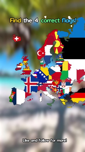 Find the 4 correct flags! 🌐🚩 #mapper #geography #mapping #country #flags