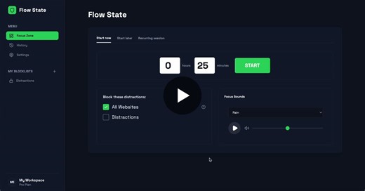 Flow State: Browser Extension for Deep Work Focus | Fena Changela posted on the topic | LinkedIn