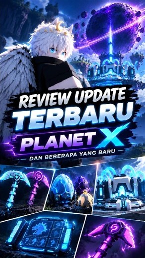 NEW PLANET X BIOME UPDATE! NEW VOID & OMEGA TIERS?! 👽🔥 #roblox #robloxindonesia #breakandstealanegg