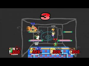 Super Smash Brothers Brawl - Co-op Event 3 - Fastest, Shortest, Sudden Death