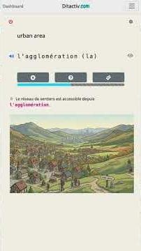 French vocabulary - A1/A2 - Places and Landscapes (part 2) #frenchforbeginners