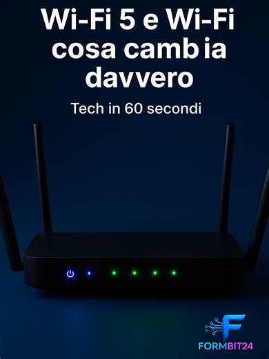 Wi‑Fi 5 vs Wi‑Fi 6: Scopri le differenze! Scopri le differenze fondamentali tra Wi-Fi 5 e Wi-Fi 6 in questo video di Tech in 60 secondi! 🚀 Ti stai chiedendo se vale la pena passare al Wi-Fi 6? Analizziamo le incredibili velocità, dalla massima di 3,5 Gbps del Wi-Fi 5 ai sorprendenti 9,6 Gbps del Wi-Fi 6. Non solo più veloce, ma anche più stabile! 💪 Con tecnologie avanzate come OFDMA e MU-MIMO, Wi-Fi 6 gestisce facilmente più dispositivi senza rallentamenti. Inoltre, scopri come la latenza rido