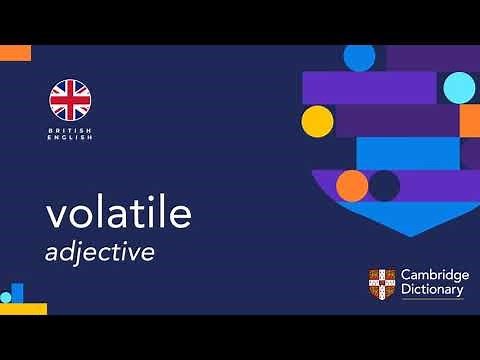 How to pronounce volatile | British English and American English pronunciation