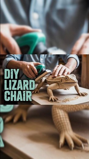 HOW TO MAKE wood diy lizard chair? || #shorts #diyprojects #lizard
