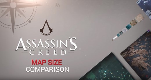 Assassin’s Creed: Maps Size Comparison (Including Odyssey & Valhalla)