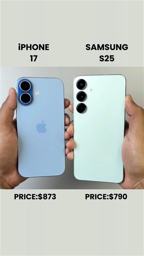 IPHONE 17 VS SAMSUNG S25 BOOT UP TEST😱