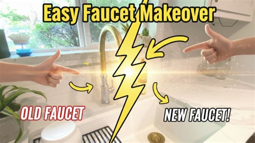 Affordable kitchen faucet upgrade | My fixer upper project