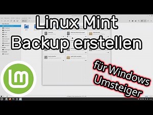 Create Linux Mint data backup with Deja Dup (backup personal data to an external hard drive)