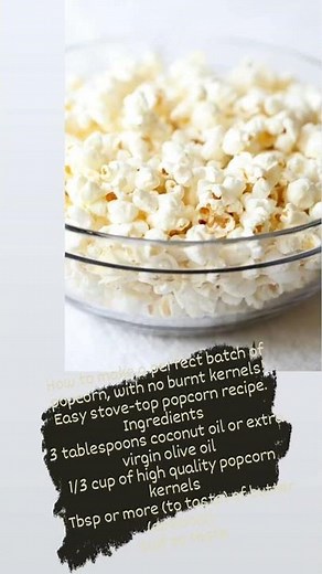 How to make a perfect batch of popcorn, with no burnt kernels! Easy stove-top popcorn recipe....