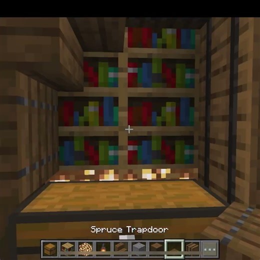 Wall Storage Design Tutorial #minecraft