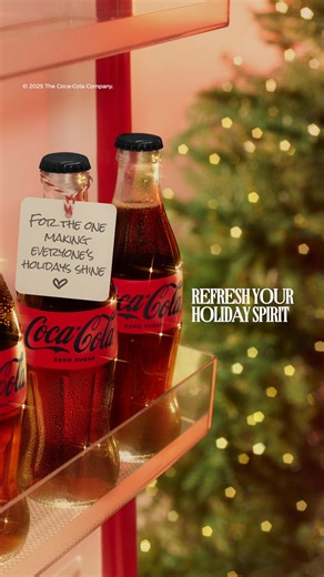 Behind every twinkling light is care and hard work. For those who make the holidays special, it’s time for a Coke Zero. 🥤✨ | Coca-Cola