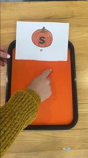 🍂 Sensory Writing Tray for Autumn | Fun Early Learning Idea ✨