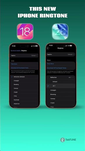 Which iPhone Ringtone is BETTER? (iOS 18 vs iOS 26) 🔊 #ios #sound #ringtone