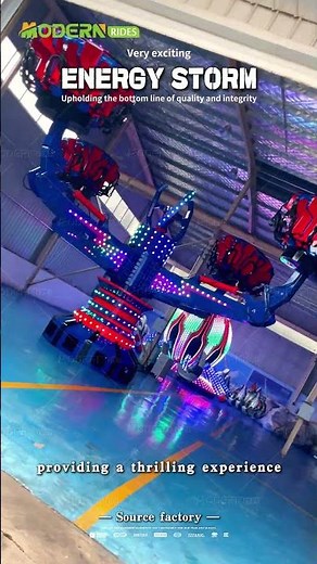 Energy Storm Ride - 360° Rotating Thrill Ride for Adventure Parks
