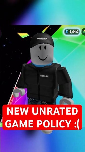 The Roblox Unrated Game Update 😐#shorts