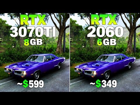 RTX 3070 Tİ vs RTX 2060 - Test in 8 Games