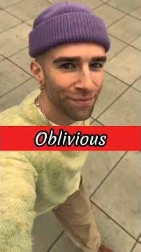 Oblivious: What does it mean? #wordoftheday