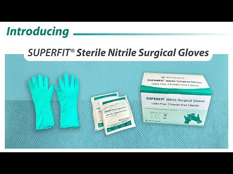 SUPERFIT Sterile Surgical Nitrile Gloves by AD Surgical