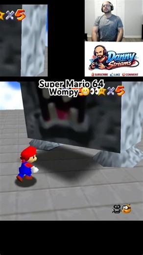 SUPER MARIO 64 – FIGHTING THE WHOMP KING 👑🔥 #supermario64 #mario #nintendo