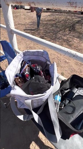 Behind the scenes - Yesterdays live feed set up for the barrel race