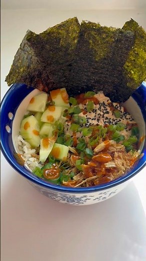 Tuna Rice Bowl ~ under 10 minutes 🍚 🐟 #quickandeasy #recipe #cooking #easyrecipe #rice