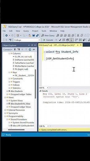 Tip To Finding Syntax Errors Before Executing Queries In SQL Server | Parse In SQL Server
