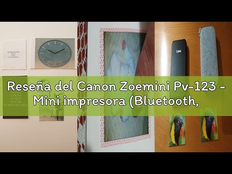 Reseña del Canon Zoemini Pv-123 - Mini impresora (Bluetooth, USB, 314 x 600 ppp, Canon Mini Print) c